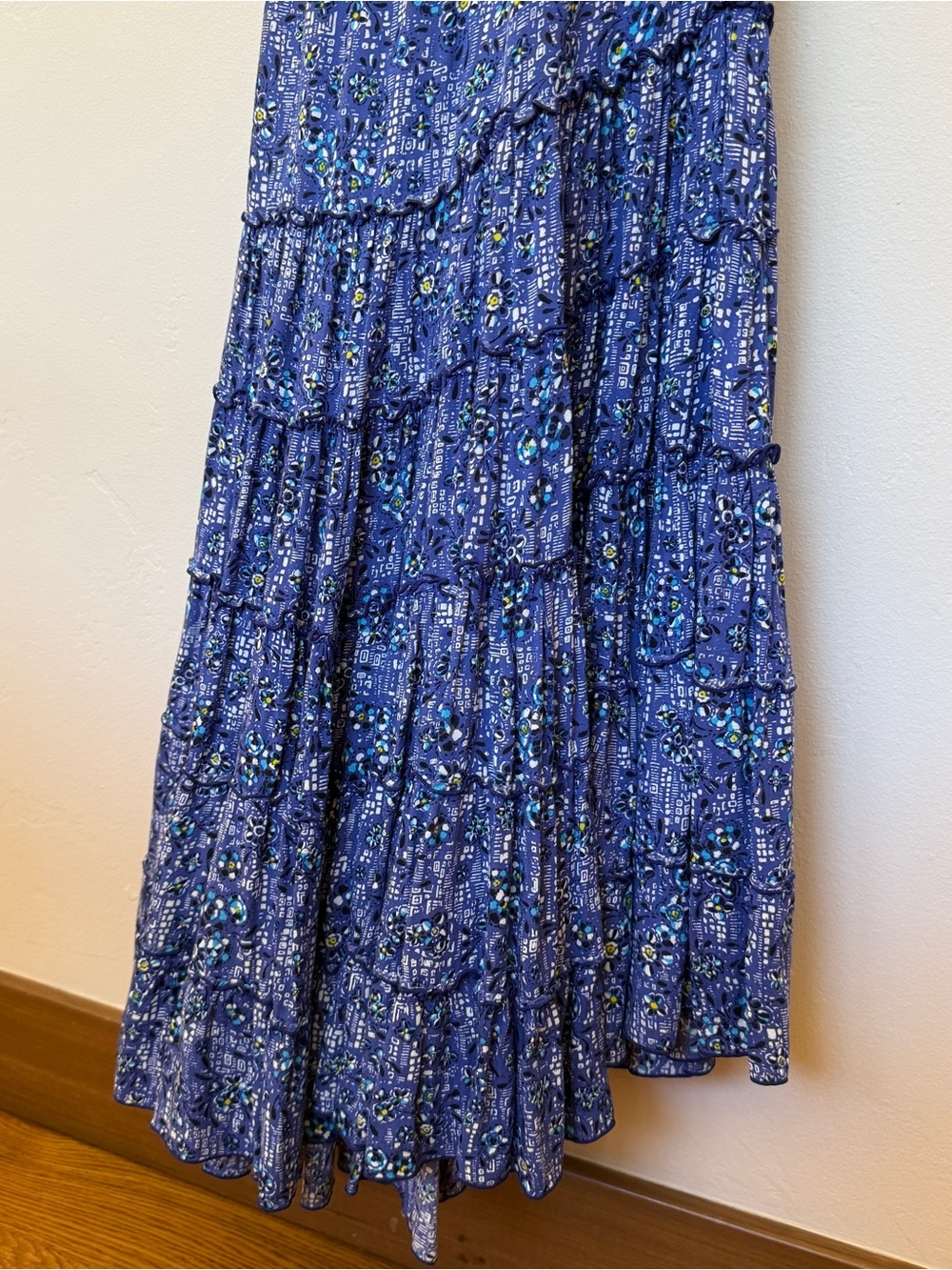 PAPETTE ST BARTH SOLEDAD SMOCK MAXI DRESS OFF SHOULDER ROMANTIC BOHO CHIC FLOWY - Picture 5 of 13